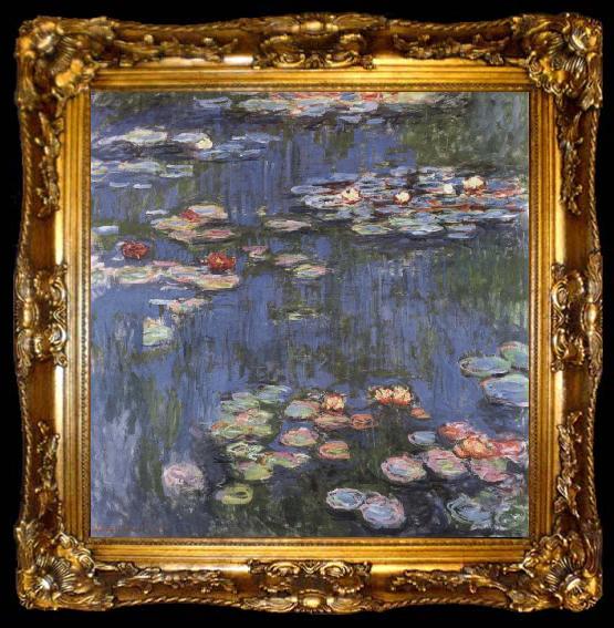 framed  Claude Monet Waterlilies, ta009-2